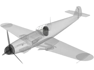 Messerschmitt ME-109 F1 3D Model