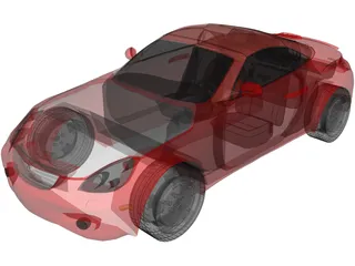Lexus SC430 (2002) 3D Model