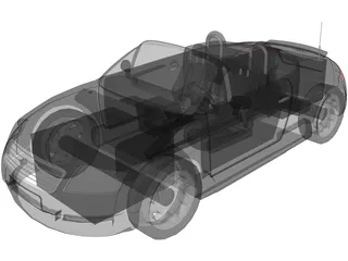 Audi TT Roadster (1999) 3D Model