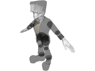 Frankenstein 3D Model