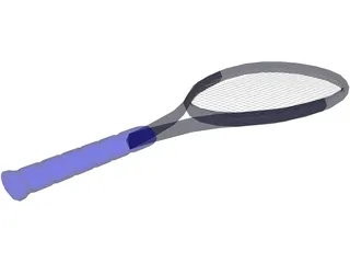 Tennis Racquet 3D Model