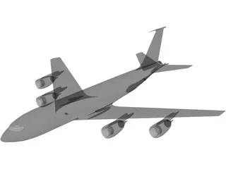 KC-135R Stratotanker 3D Model