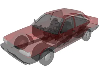 Nissan Sentra [+Interior] (1989) 3D Model