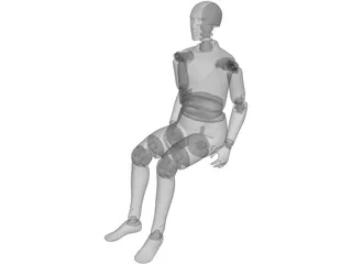 Crash Dummy 3D Model