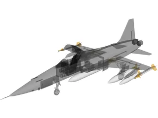 F-5E 3D Model