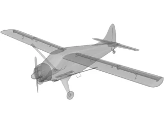 de Havilland Canada DHC-2 Beaver 3D Model