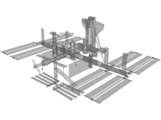 International Space Station 3D Model