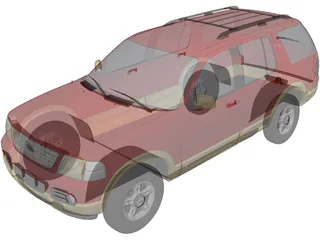 Ford Explorer (2001) 3D Model