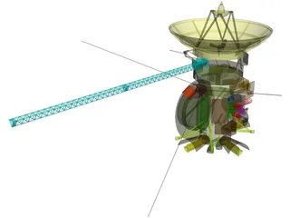 Cassini Satellite 3D Model