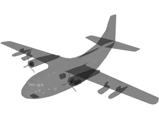 C-123 Provider 3D Model