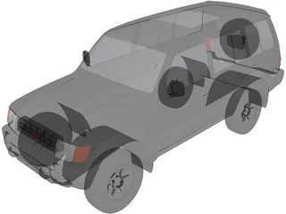 Mitsubishi Montero (1995) 3D Model