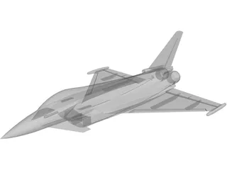 Eurofighter 2000 3D Model