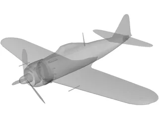 A6M Zero 3D Model