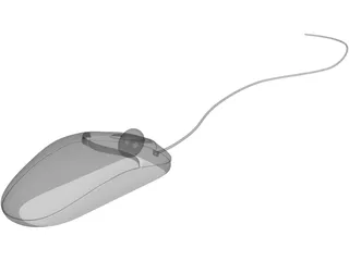 Optical Mouse 3D Model