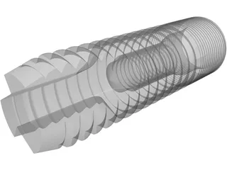 Dental Implant 3D Model