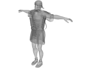 Roman Soldier 3D Model