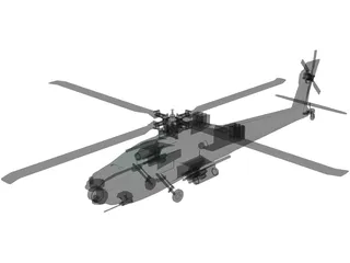 Boeing AH-64 Apache 3D Model