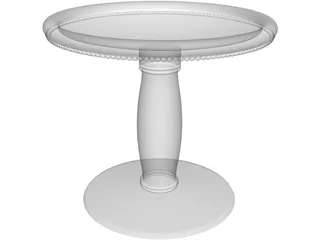 Ornamental Bird Bath 3D Model