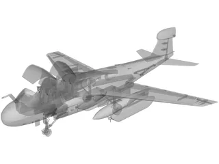 Grumman EA-6B Prowler 3D Model