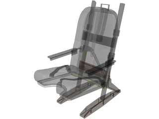 Pilot Seat 3D Model