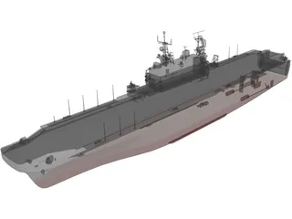 LHA-2 Saipan 3D Model