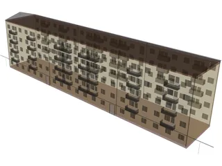Building Apartment 3D Model
