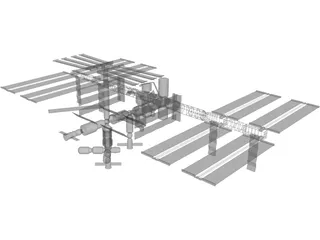 International Space Station 3D Model