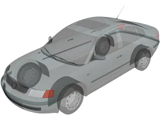 Volkswagen Passat (1999) 3D Model