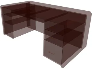 Desk 3D Model