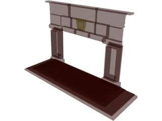 Fireplace 3D Model