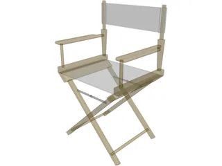 Chair Directors 3D Model