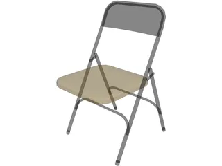 Chair Folding 3D Model