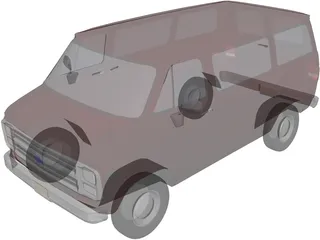 Chevrolet Van (1985) 3D Model