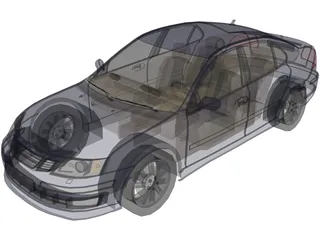 SAAB 9-3 3D Model