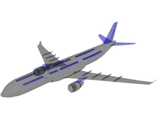 Airbus A330 3D Model