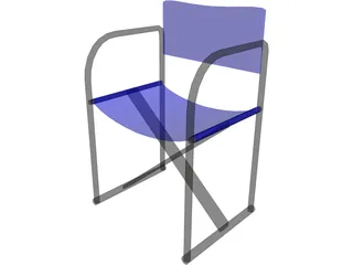 Chair Folding 3D Model