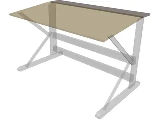 Desk 3D Model