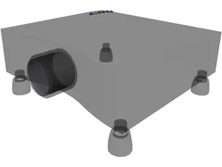 Slide Projector 3D Model