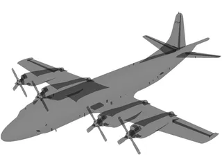 Lockheed P-3C Orion 3D Model