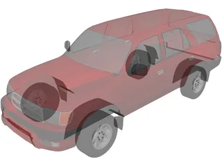 Toyota 4Runner (1999) 3D Model