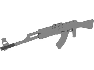 AK-47 3D Model