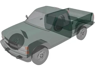 Chevrolet Full-Size Pickup (1994) 3D Model