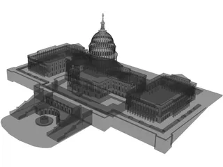US Capitol Building 3D Model