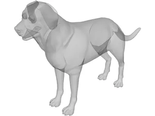 Dog 3D Model