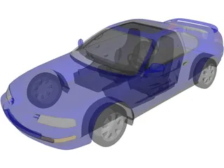 Honda Prelude (1992) 3D Model