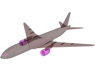 Boeing 777 3D Model