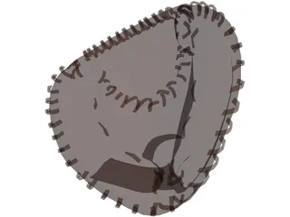 Baseball Catchers Mitt 3D Model