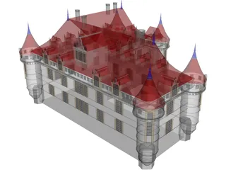 Castle French 3D Model