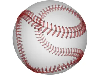 Baseball 3D Model