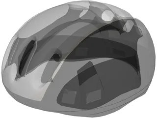 Helmet Bike 3D Model